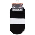 Bonds Move No Show Socks 2 Pack In Black And White Blk/White S
