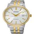 Seiko Dress Two Tone Automatic SRPH92K Watch In Silver/Gold Two Tone