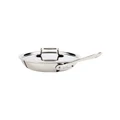 All Clad D5 Polished Induction Non-Stick Stainless Steel Frypan 25cm + Lid Silver