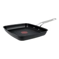 Jamie Oliver by Tefal Induction Non-Stick Cast Aluminium Grill Pan 23x27cm in Black
