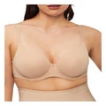 Nancy Ganz Revive Smooth Full Cup Contour Bra In Warm Taupe Beige 12 F
