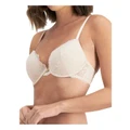 Temple Luxe Lace Level 1 Push Up Bra in Beige Natural 14 D