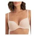 Temple Luxe Smooth Luxe Level 2 Push Up Bra In Beige Natural 10 B