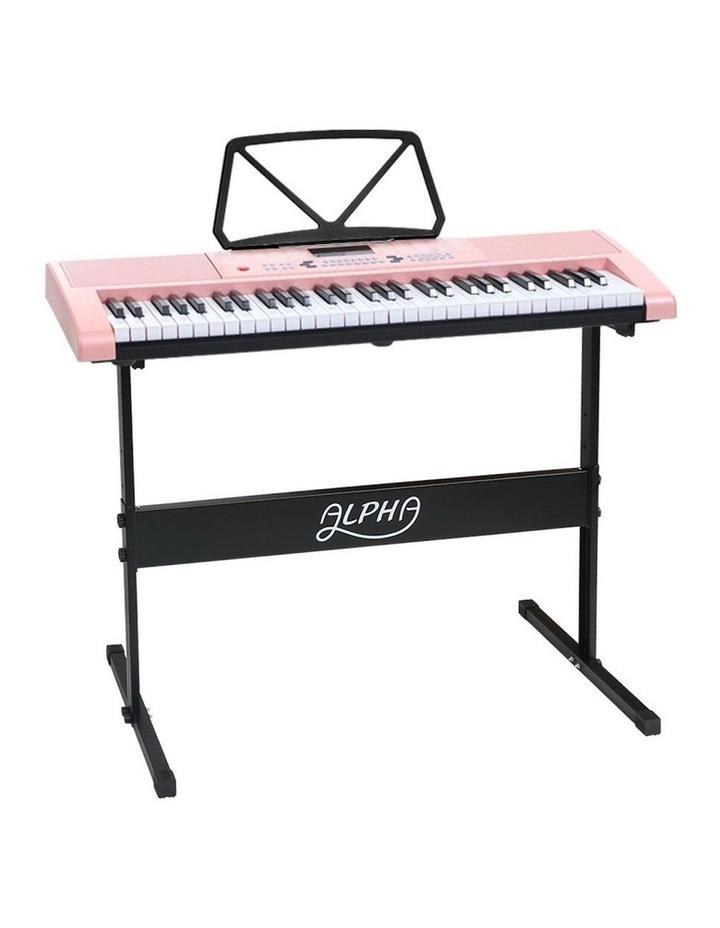 Alpha 61 Key Lighted Electronic Keyboard Assorted