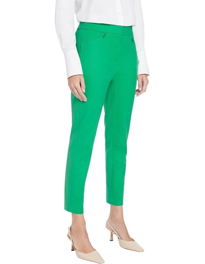 David Lawrence Sarah Compact Cotton Pant in Apple Green 6