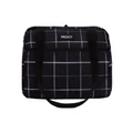 PACKIT Freezable Hampton Lunch Bag in Black Grid Black