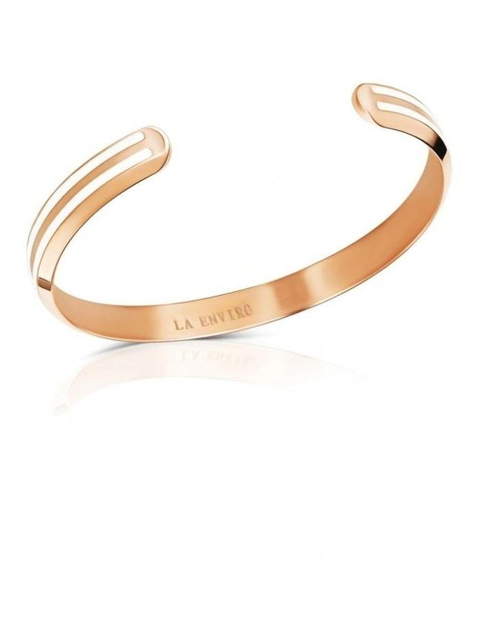 La Enviro Classic Bracelet in Rose Gold & White Two Tone L
