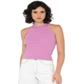 Rusty Charis Ribbed Tank in Pink 10
