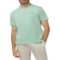 Ben Sherman Signature Chest Embroidery Tee in Eggshell Green S