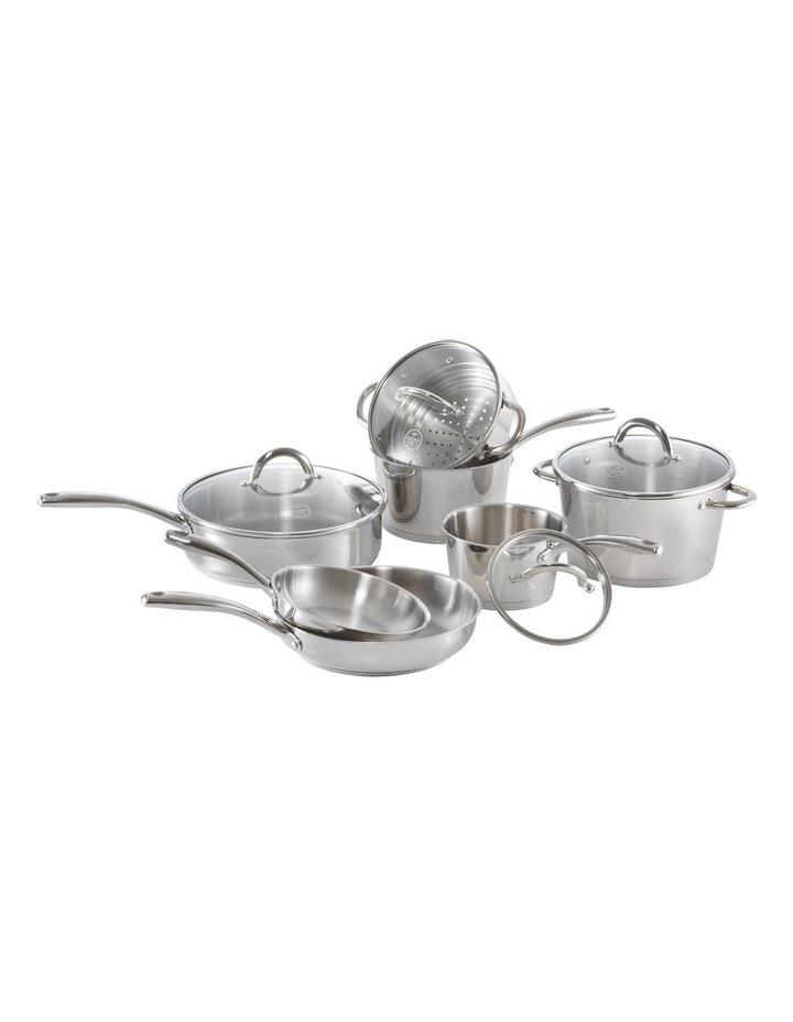 The Cooks Collective 7 Piece Cookset in Stainless Steel Silver