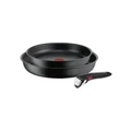 Tefal Ultimate Induction Non-Stick 3 Piece Frypan Set 24/28cm in Black