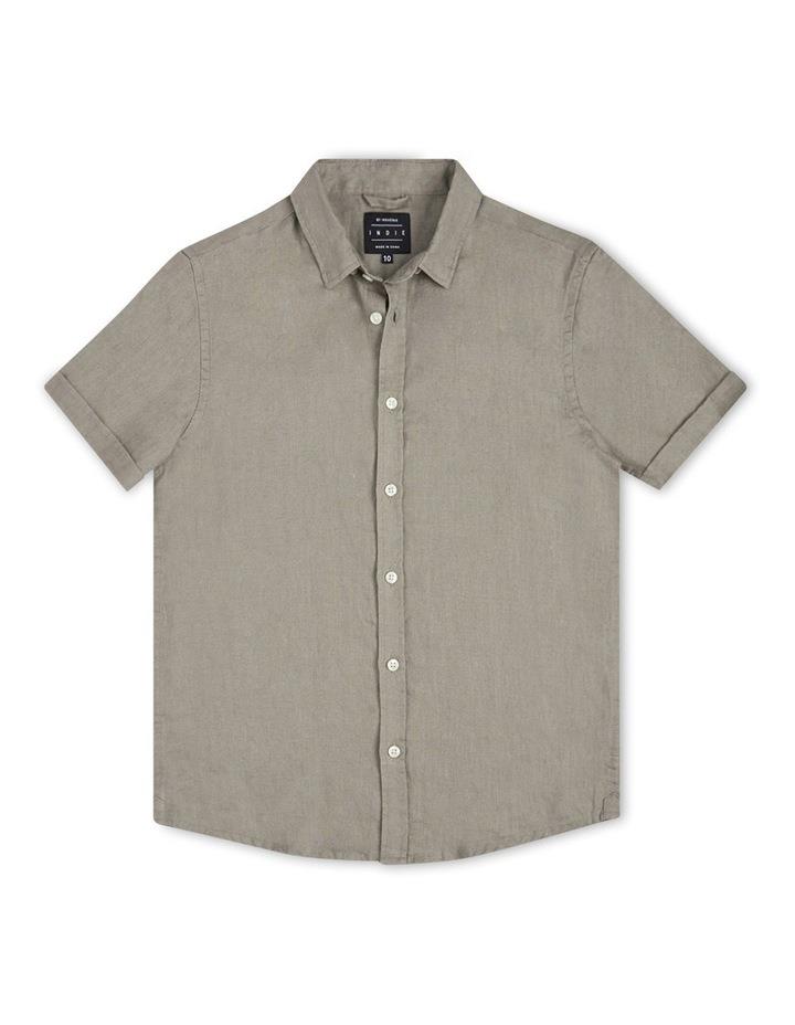 Indie Kids by Industrie The Tennyson Short Sleeve Shirt (3-7 years) In Khaki 5