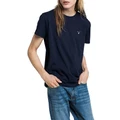 Gant Solid Short Sleeve T-Shirt in Blue XS