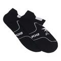 Bonds X-Temp Air Low Cut Socks 2 Pack In Black Blk/White 8-11