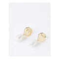 Trent Nathan Freshwater Pearl Drop Earring in Pearl