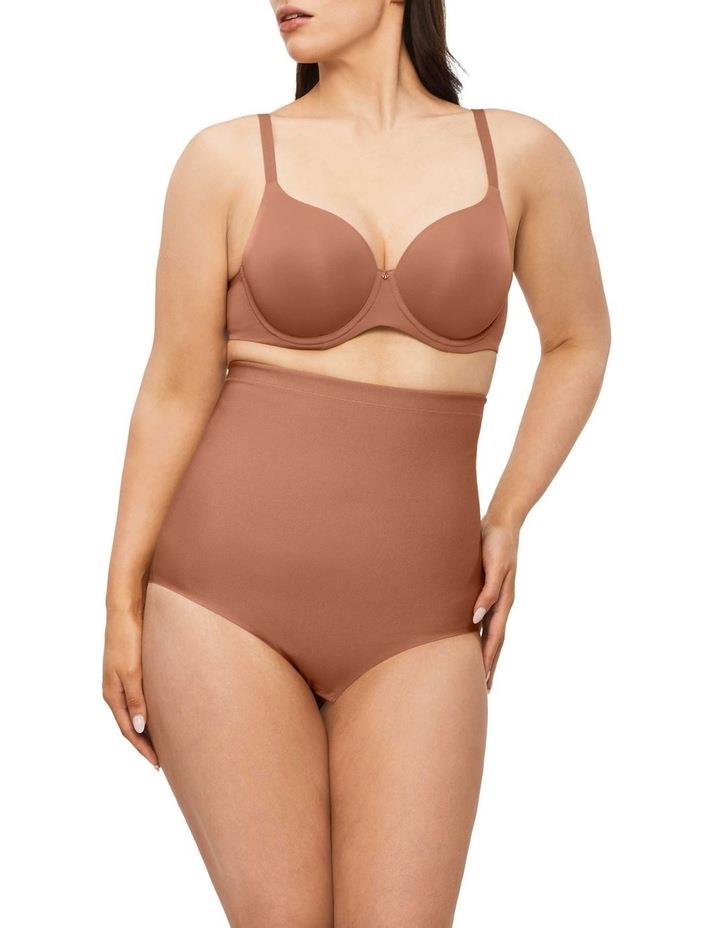 Nancy Ganz X-Factor High Waisted Brief In Cocoa Brown 8