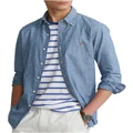 Polo Ralph Lauren Classic Fit Indigo Chambray Shirt in Blue S