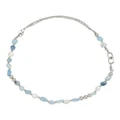 Barcs Neptune Mixed Stone & Pearl Necklace in Blue