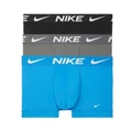 Nike Essential Micro Trunks 3 Pack in Multi Assorted M