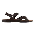 Hush Puppies Hems Leather Sandal in Brown 7