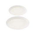 Maxwell & Williams Radiance Serving Platter Set of 2 Gift Boxed in White
