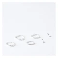 Piper Earring Multipack 3 Pack in Silver