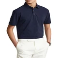 Polo Ralph Lauren Custom Slim Fit Jacquard Polo Shirt in Navy XL