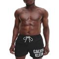 Calvin Klein Intense Power Logo Medium Swim Short in Black S