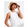 Piper Paper Bucket Hat in Brown Tobacco One Size