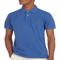 Barbour Washed Sports Polo in Marine Blue S