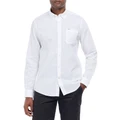 Barbour Nelson Tailored Long Sleeve Shirt White L