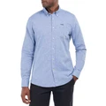 Barbour Nelson Tailored Long Sleeve Shirt Blue L