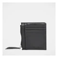 Kenji Zip Half Wallet in Black