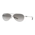 Coach CD474 Sunglasses in Shiny Silver Grey