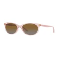 Vogue 0VO5453S Polarised Sunglasses in Transparent Pink Brown
