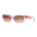 Armani Exchange 0AX4125SU Sunglasses in Shiny Transparent Pink
