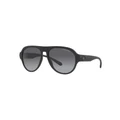 Armani Exchange 0AX4126SU Polarised Sunglasses in Matte Black Grey