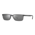 Polo Ralph Lauren 0PH4189U Polarised Sunglasses in Transparent Grey Silver