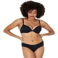 Pleasure State My Fit FMO Smooth Graduated Plunge Bra in Black 10 B