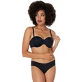 Pleasure State My Fit FMO Smooth Strapless Bra in Black 10 DD