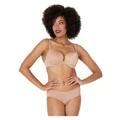 Pleasure State My Fit FMO Graduated Smooth Plunge Bra in Frappe Natural 10 A