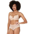 Pleasure State My Fit Lace 200% Boost Push Up Plunge Bra in Frappe Natural 10 A