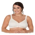 Fayreform Ultimate Comfort Front Closure Soft Cup Bra in Pink Champagne Natural 14 C