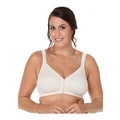 Fayreform Ultimate Comfort Front Closure Soft Cup Bra in Pink Champagne Natural 14 F