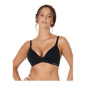 Lovable Sexy & Seamless Wirefree Bra in Black 12 A