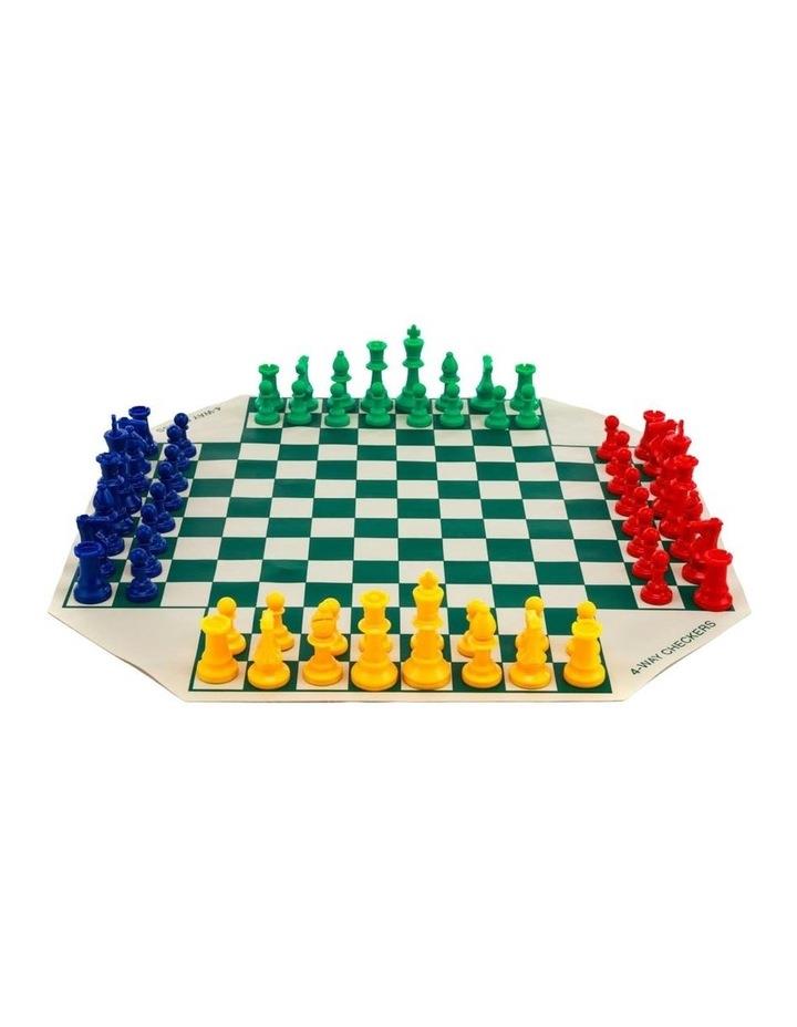 Jenjo Chess Octagon Board 4 Player Set Assorted