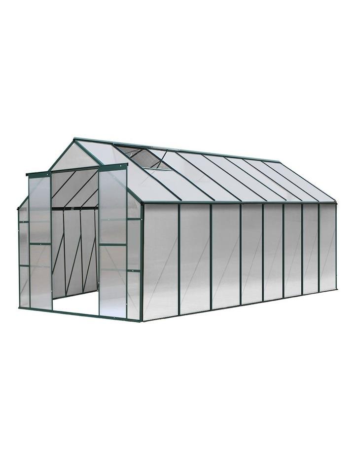 Greenfingers Aluminum Greenhouse Shed 5.1M X 2.44M Silver