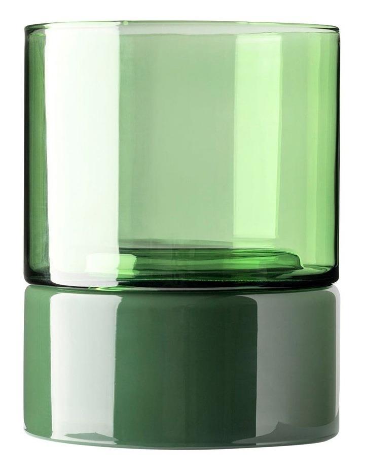 Studio Milligram Organic Interiors Glass Flip Planter Wide in Green
