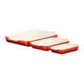 Le Creuset Classic Rectangular Dishes 18/25/32cm in Cerise Red