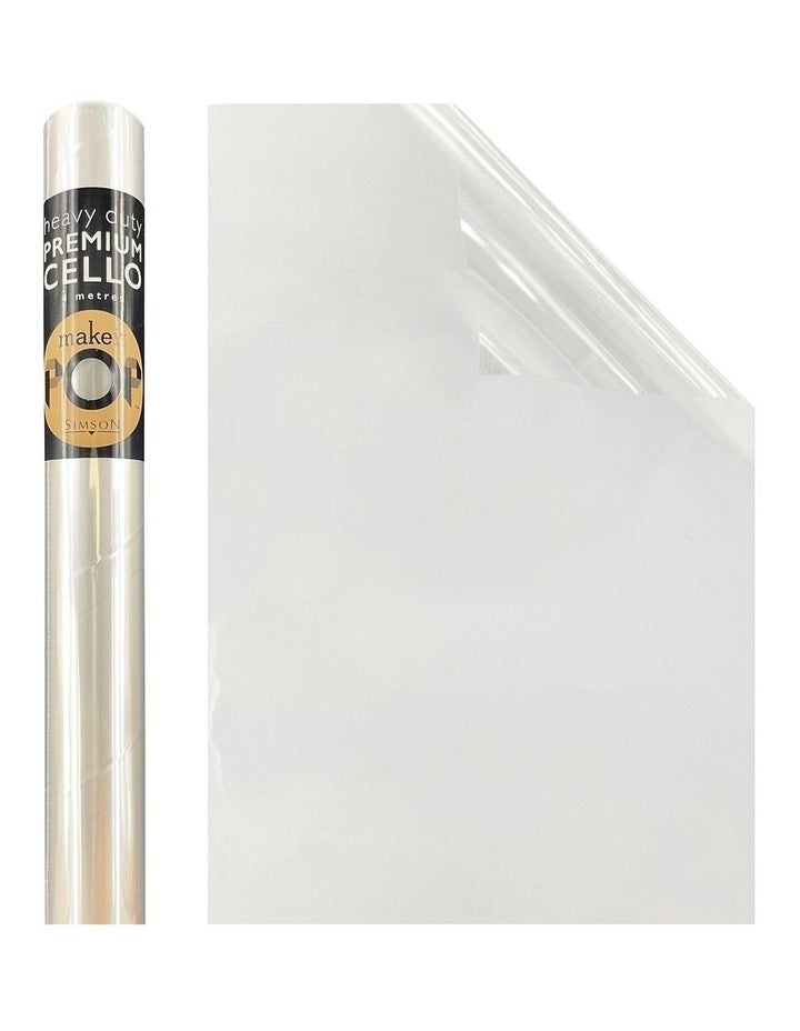 Simson Cellophane Clear Roll Wrap Clear